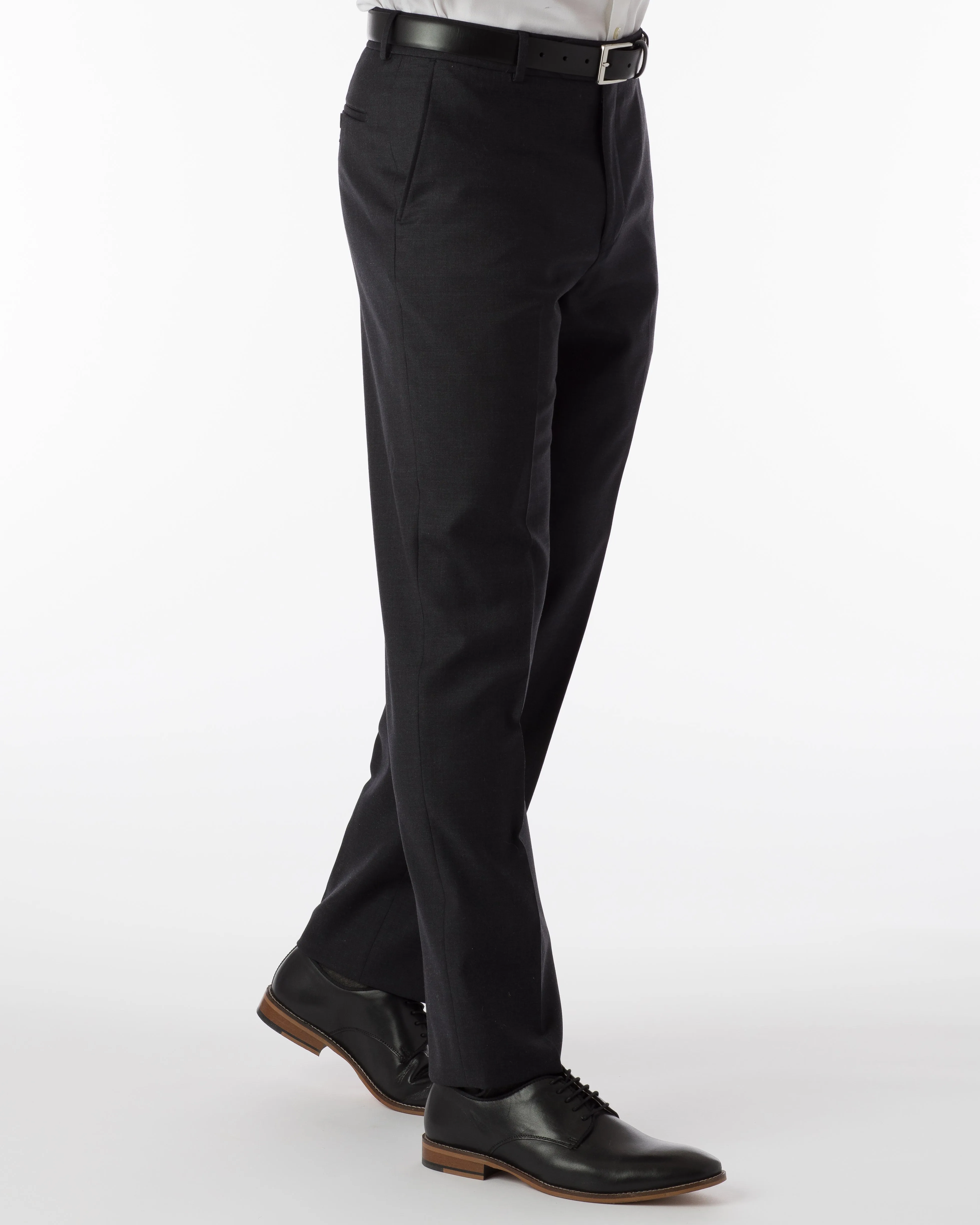 Ballin Pants - Dunhill Super 120’s 4 Harness Serge - Charcoal