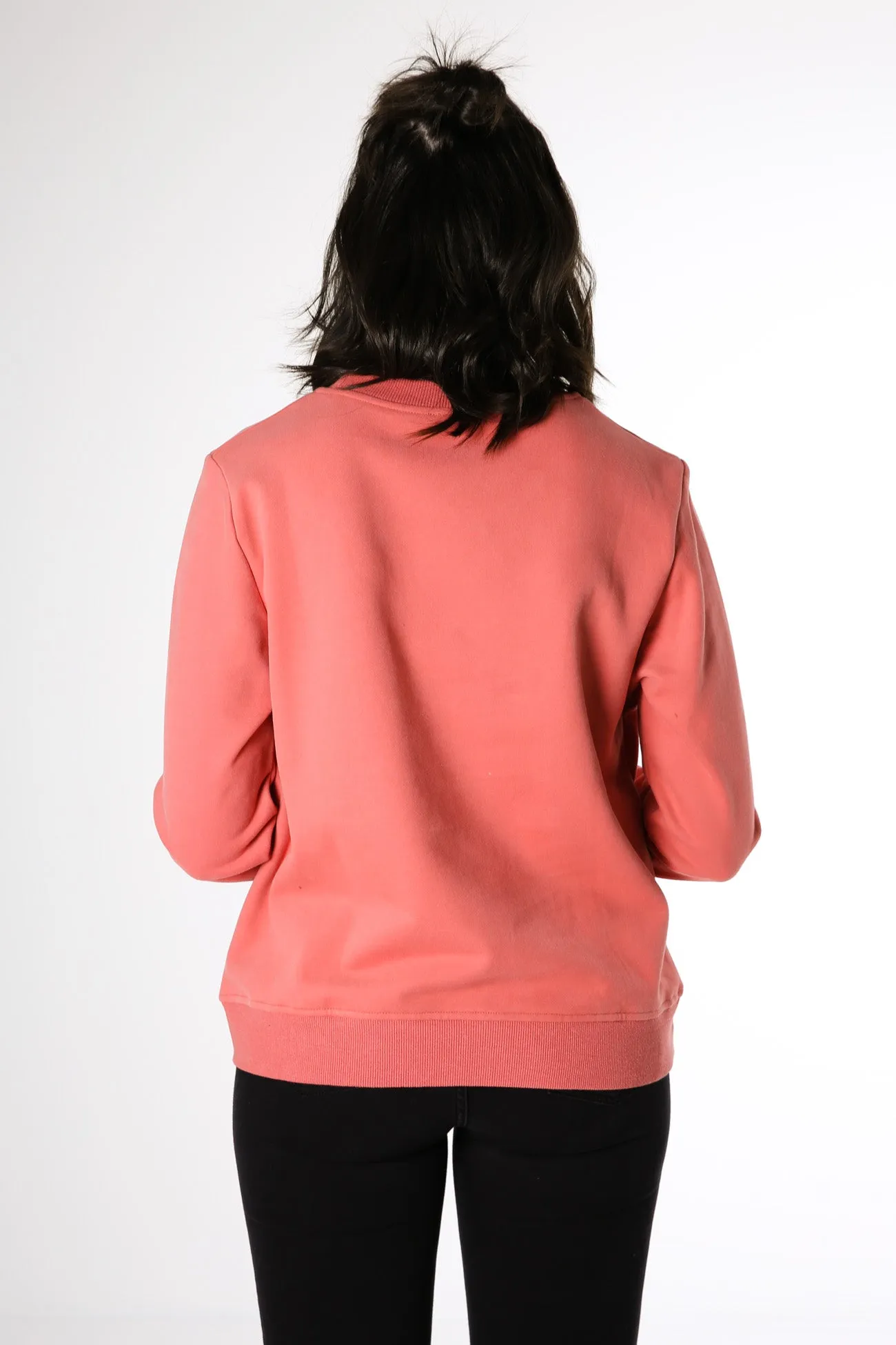 Mini Embroidered Jumper Peach Rose