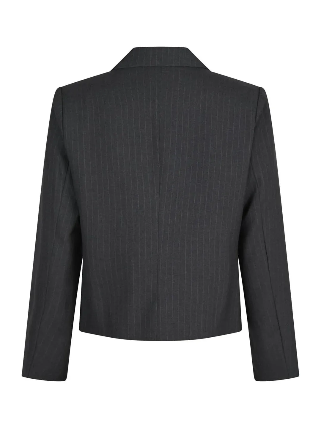 Neo Noir Djarla Pinstripe Blazer Fabric From Soler 162071 Antracit