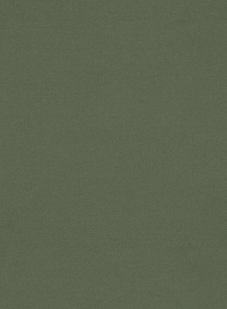 Olive Green Cotton Pants