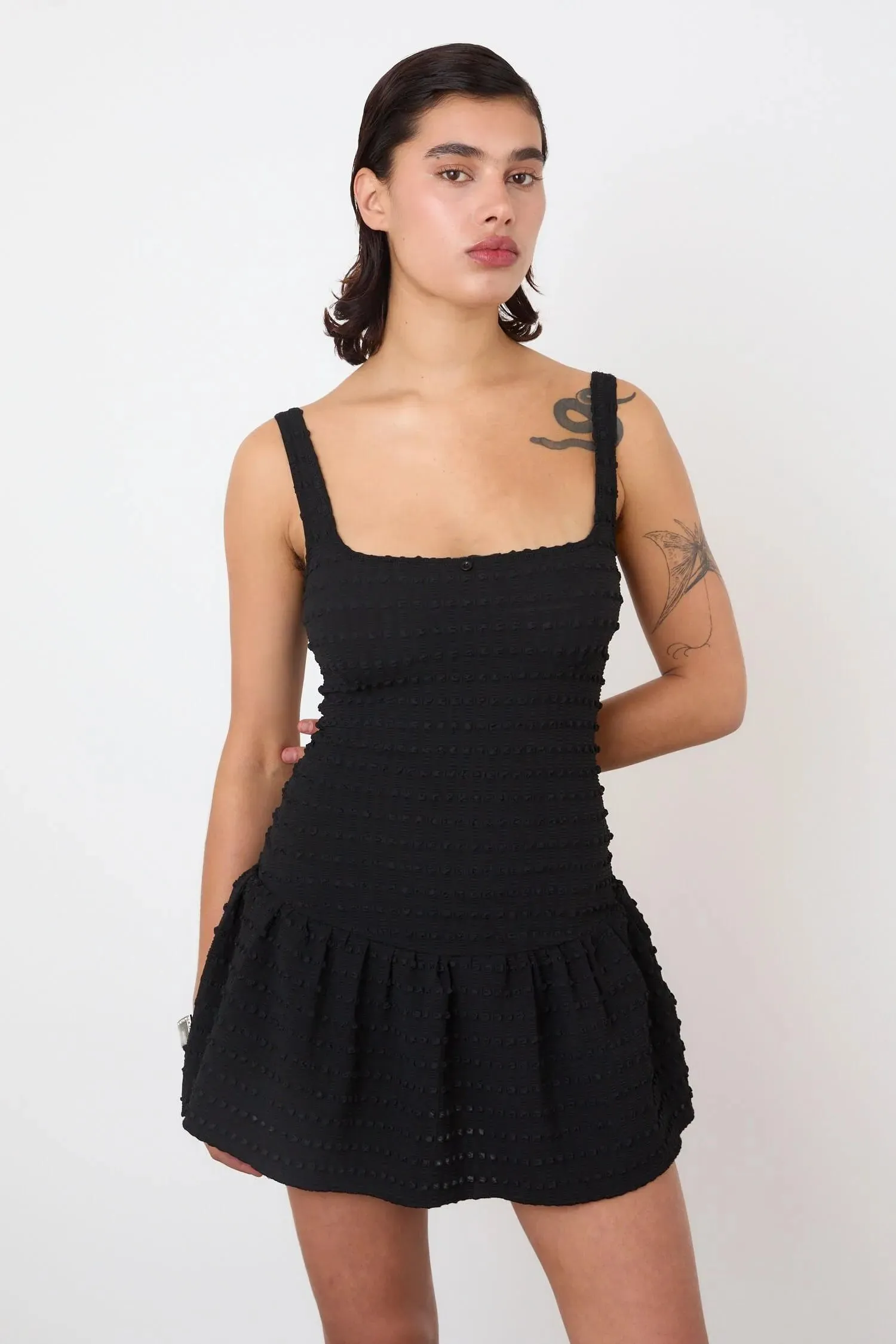 The Cindy Frill Dress, Black