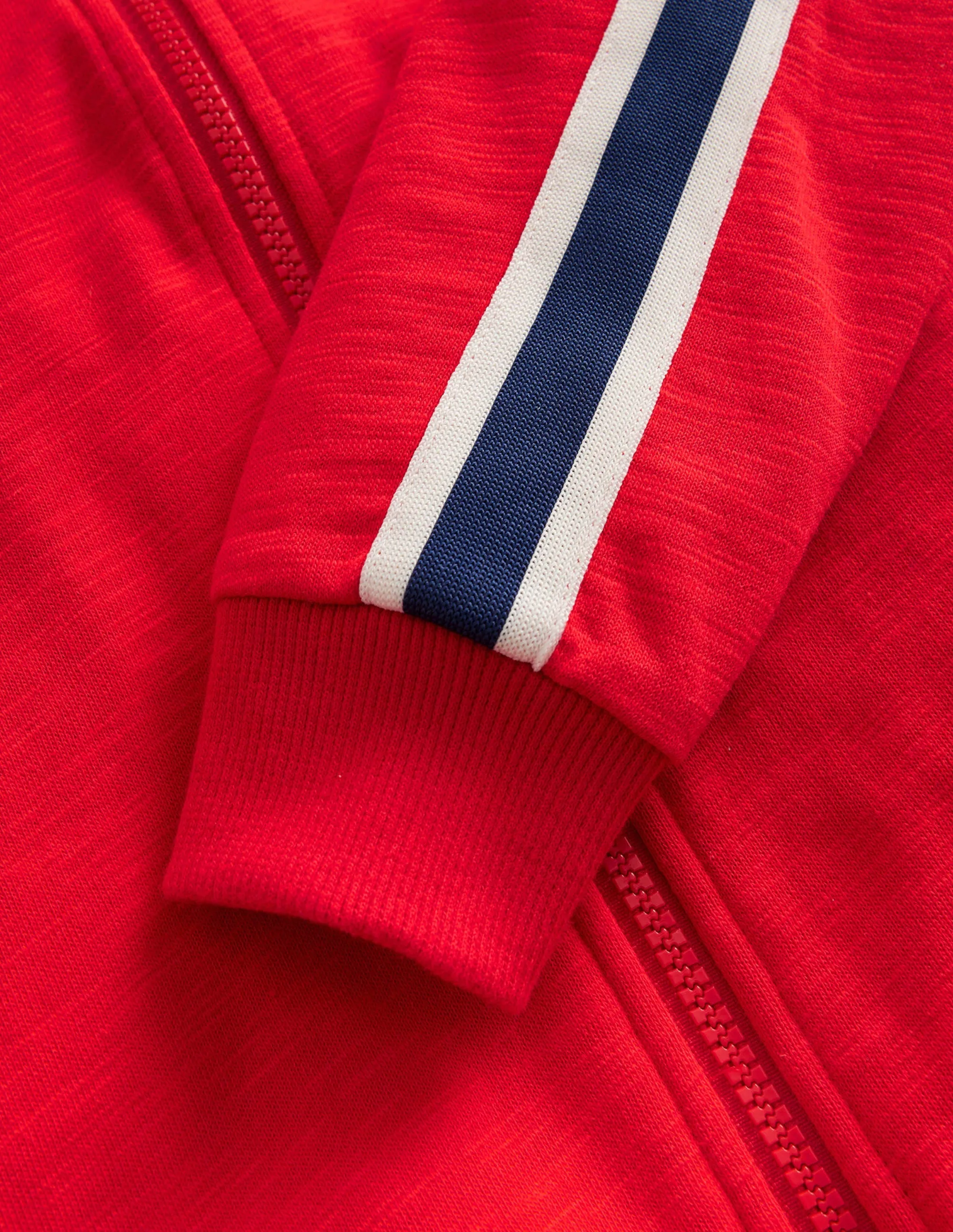 Track Jacket-Rockabilly Red